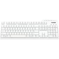 斐尔可filco 104键双模圣手三代机械键盘蓝牙5.1版)有线双模版 Cherry MX轴游戏键盘 纯白色 红轴