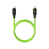 HAGiBiS 海备思 Type-C全功能磁吸数据线兼容雷电4双头USB4适用iPhone15充电线PD快充硬盘高速传输硅胶视频线 直头 1米