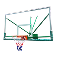 博森特（BOSENTE） 篮球架  挂壁式成人家用标准户外简易篮球架 室外挂墙式篮球架子 1.2厚篮板+100支架+弹簧篮圈