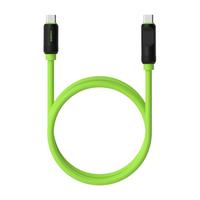 海备思全功能typec数据线USB4双头ctoc雷电3充电线PD快充240W适用iPhone15视频线液态硅胶40gbps高速传输数显