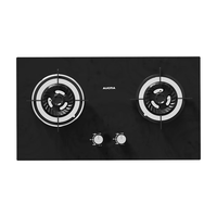 澳柯玛燃气灶钢化玻璃家用双眼灶台液化气 4.8KW猛火爆炒 热电偶熄火保护 台嵌两用JZY-3C305B