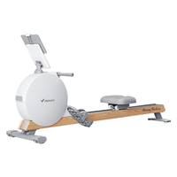 麦瑞克（MERACH）划船机家用智能调阻磁控室内有氧无氧运动器材Q3 MR-R21W2 2025全新自发电-实木合金双滑轨