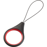 ELECOM 宜丽客 日本手机防落 指环挂绳挂件 挂饰 挂坠多功能钥匙扣U盘钱包手指扣简约女 撞色款-红黑