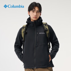 Columbia 哥伦比亚 户外软壳衣保暖防风防泼水加绒内里连帽外套WE3241 011 L/180