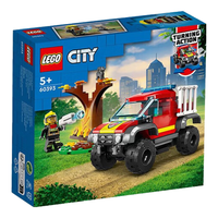 LEGO 乐高 City城市系列 60393 4x4 消防车紧急救援