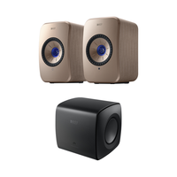 KEF LSX II + KC62 自选色搭配 2.1无线HiFi套装音响有源蓝牙桌面音箱家用电脑电视音箱