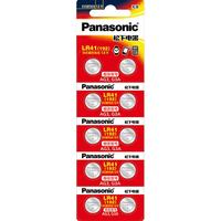 松下LR41纽扣电池AG3体温温度计L736 192 392A发光耳勺适用于电子手表钮扣测电笔欧龙 6粒装