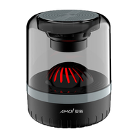AMOI 夏新 无线蓝牙音箱便携音响低音炮炫彩3D琥珀灯光小钢炮大音量收款码