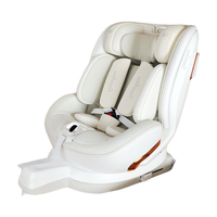 Hagaday 哈卡达 汽车用儿童座椅婴儿车载宝宝座椅0-7岁360度旋转可躺 -马丁白pro