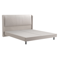  KING KOIL/金可儿 真实木皮床架 双人床  恬梦