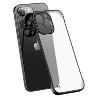 摩斯维 适用苹果15手机壳iphone15promax14超薄无边框15pro的磨砂13保护套plus男半包裸机手感高级感pm