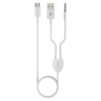  JIAFAN/佳凡 充电二合一 Type-C转3.5mm音频线  Type-C 3.5mm TPE