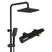 法恩莎（FAENZA） 花洒自洁恒温淋浴花洒套装全铜龙头沐浴家用浴室淋雨喷头 力荐 自洁恒温FE08H103MB