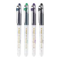 PILOT 百乐 日本PILOT百乐P500中性笔金标系列黑色大容量全针管笔0.5mm蓝色红色蓝黑色笔刷题考试办公文具官网