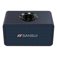 山水(SANSUI) 无线蓝牙音箱低音炮重低音家用hifi桌面音响户外便携式插卡迷你小音响电脑手机音乐播放器扩音器 T23黑色 蓝牙5.3+重低音+触屏键