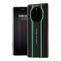  STRYFER/斯得弗 碳纤维凯夫拉纹全包防摔 华为Mate40RS保时捷手机壳  夜光黑 PU+PC