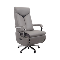 芝华仕(CHEERS)智能午休办公椅电动功能躺转软包老板椅家用芝华士30208灰A