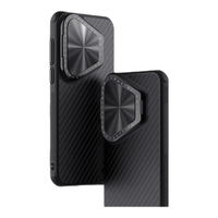 NillkiN华为pura70Pro/70pro+手机壳凯夫拉全包镜头防摔碳纤维镜盖支架壳pura70ultra芳纶纤维保护壳纤极 【磁吸版】黑色Pura 70 Ultra