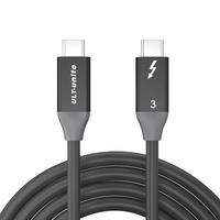 优籁特 ULT-unite雷电3数据线双头typec公对公电脑接移动硬盘40GB传输雷雳PD100W充电连接线8K高清视频高速传输外接显示器声卡