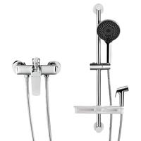 惠达花洒无顶喷淋浴套装小户型极简花洒浴室分体式不带顶喷头简易