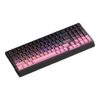  ForgeAnt/锐蚁 无线三模蓝牙 机械键盘 侧刻键帽 三模混光  青轴 黑莓 RGB