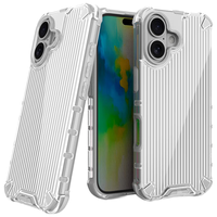  SNOWKIDS 防摔全包 iPhone 16手机壳  彩带透明 塑料