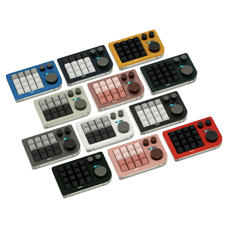 DOIO KB16-01 三旋钮客制化机械键盘