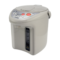 虎牌(Tiger)电热水瓶 智能定时3段保温 防倒下出水电热水壶 PDH-A22C 2.2L电水壶 驼色CU