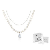 IDOKAWA 天然淡水珍珠项链 6-7mm 45.5cm NL2001WWW