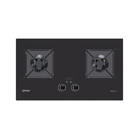 欧派（OPPEIN）燃气灶 天然气 家用双灶5.0KW火力猛火灶 180min智能定时 加大内铜火盖台嵌两用JZT-Q821GA