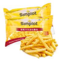 辛普劳 Simplot 辛普劳 香脆冷冻波纹薯条 300g*2袋