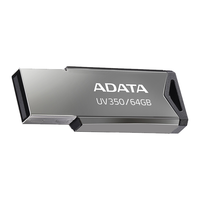 ADATA 威刚 UV350 USB 3.2 U盘 银色 128GB USB