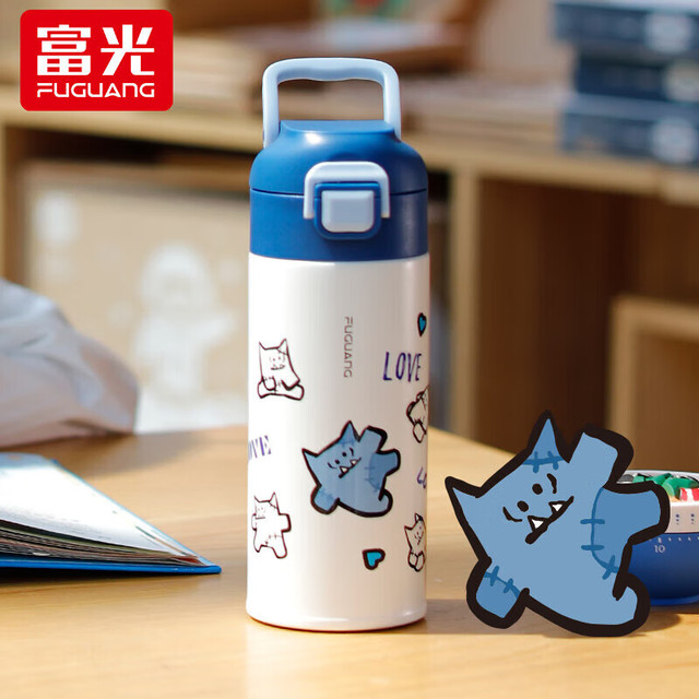 今日必买：富光 阿蒙联名 316不锈钢便携杯壶 400ml