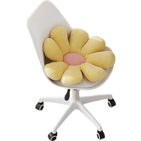 林氏家居旋转升降可调节电脑椅子办公学习椅书椅BY023-A电脑椅+黄色抱枕 【白色】A款电脑椅+黄色抱枕