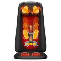 奥克斯(AUX)颈椎按摩器按摩坐垫颈肩腰背臀部全身按摩靠垫家用办公室躺垫多功能家用按摩仪父母 顶配款+导轨设计+游走按摩+适合身高1.4-2m