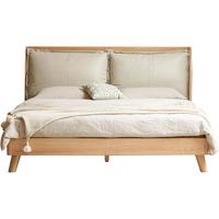 源氏木语实木书架水曲柳翻门展示柜置物架储物柜边柜收纳组合书柜