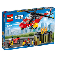 LEGO 乐高 城市系列 60108 消防直升机组合积木