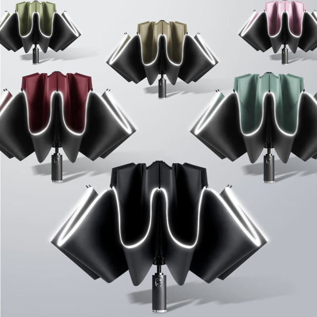 8骨黑胶防晒晴雨伞 伞下直径：96cm