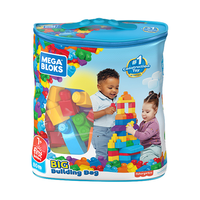 MEGA BLOKS 美高 大颗粒系列 DCH63 大积木经典-蓝色套装 80颗粒