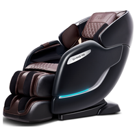 尚铭电器（SminG）按摩椅家用豪华SL双曲导轨全身电动多功能全自动太空舱按摩沙发椅子SM-835L 黑棕色