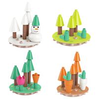 BLOKS 布鲁可积木 小猪佩奇IP系列 71009 佩奇的四季花园