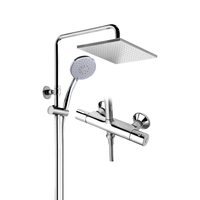 KOHLER 科勒 淋浴花洒套装 齐乐恒温双花洒多功能淋浴柱 26469T-9-CP(新款）