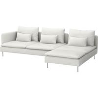 IKEA宜家SODERHAMN索德汉四人沙发带贵妃椅转角宽大座位靠垫