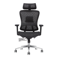 震旦 办公椅久坐舒适人体工学椅家用可躺椅子升降转椅CELSQW0011