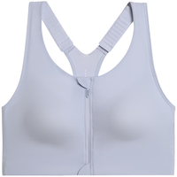 Aimer sports爱慕运动内衣女无钢圈背心式高强度前拉链运动文胸AS116R51 冰川紫9VA 160
