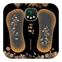 麦如脚底足底按摩器父亲节礼物实用送爸爸生日礼物妈妈母亲节送长辈中老年人礼物足疗垫脚部穴位按摩仪 防水硅胶按摩垫