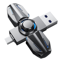 移速(MOVE SPEED) 512GB USB3.2 Type-C 双口固态U盘 手机u盘 读速550MB/s 指尖陀螺 解压 FUN5系列