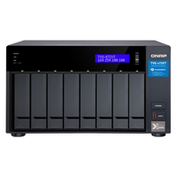威联通(QNAP) TVS-872XT 8盘位企业级NAS网络存储文件服务器 雷电3备份共享私有云盘 TVS-872XT-i5-16G 空槽 0TB