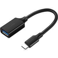 UGREEN/绿联 US154 支持小米8/6华为p OTG数据线 Type-C转接头 USB3.0转换器 30701黑色3.0- 15cm PVC(聚氯乙烯)