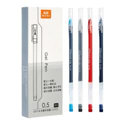 真彩 巨能写中性笔大容量红笔教师全针管圆珠笔签字笔水笔0.5mm黑笔刷题笔水性笔GP118